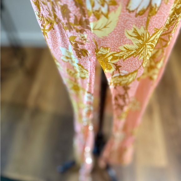 Free people new with tags Floral Pink and Yellow Maxi slip dress - Picture 9 of 9